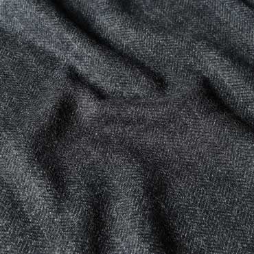 メリノジャージー / ジャケット ネイビー　ストライプ