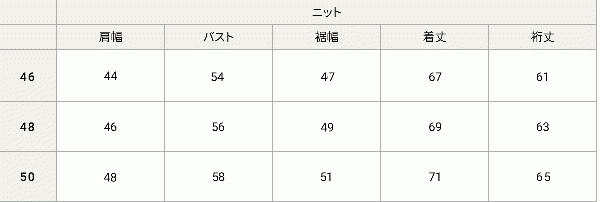 アイテムサイズ画像