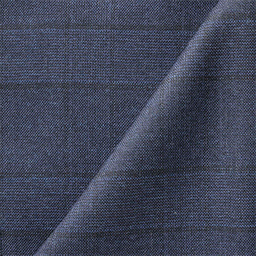 【Merino Wool】 ネイビーチェック
