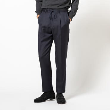 【ストレッチウール】伊REDA社 FLEXO NAVY