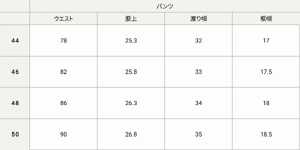 アイテムサイズ画像