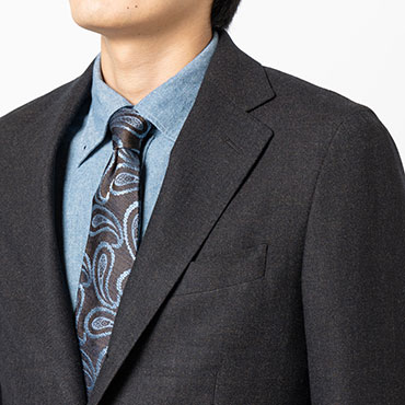 パラシュートウール ブラウン無地