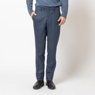 トラベラージャージー 起毛 / セットアップパンツ ネイビー無地