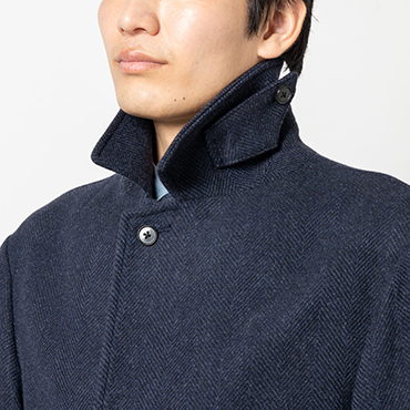 テーラーズC ステンカラーオーバーコート