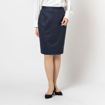 トラベラージャージー / タイトスカート ネイビー