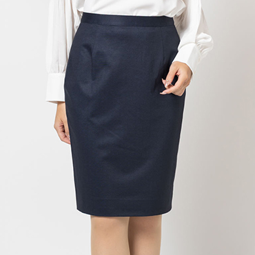 トラベラージャージー / タイトスカート ネイビー