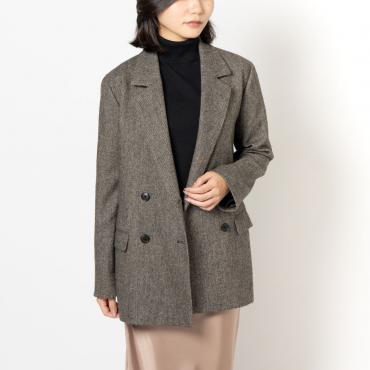 オーバーサイズジャコット ブラウン