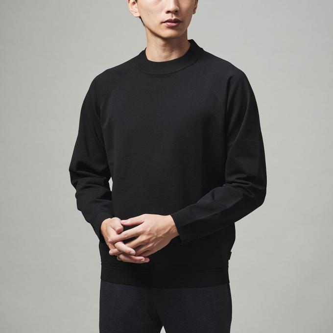 オンリーグリーン / モックネックニット ブラック