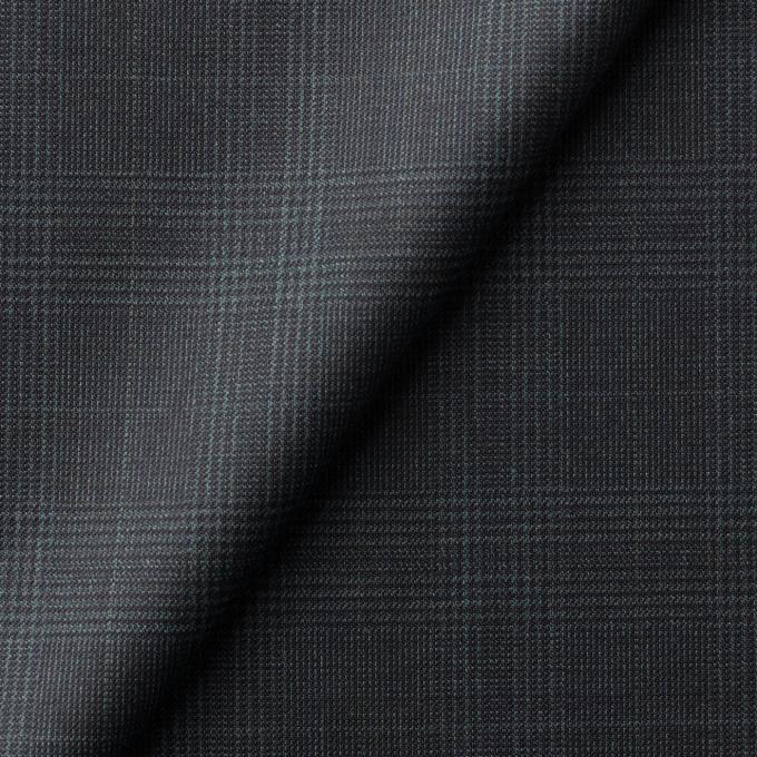 【通年】伊ロロピアーナ365 スーパー130's チャコールチェック