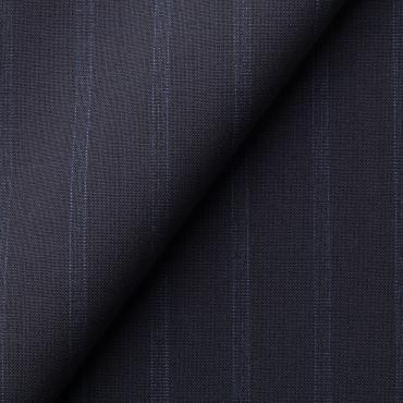 【通年】伊バルベラ スーパー130's ネイビーストライプ