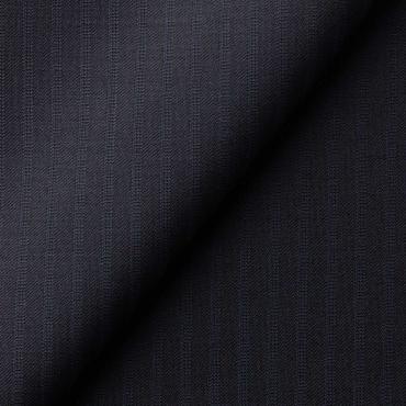 【春夏】伊カノニコ スーパー110's プリュネル ネイビーストライプ