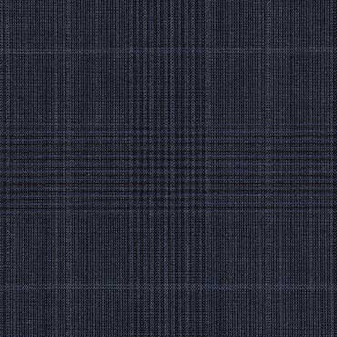 【春夏】伊マルゾット  ストレッチ ネイビーチェック