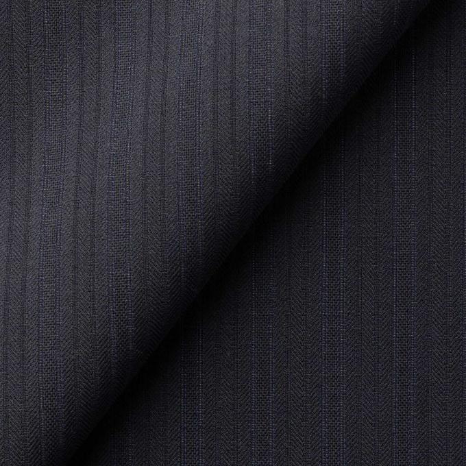 【通年】 ストレッチ ネイビーストライプ