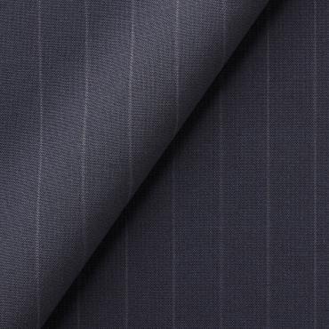 【春夏】エクストラファインウール ネイビーストライプ