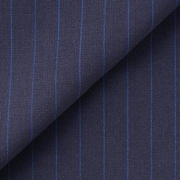 【春夏】伊レダ スーパー110’s ネイビーストライプ