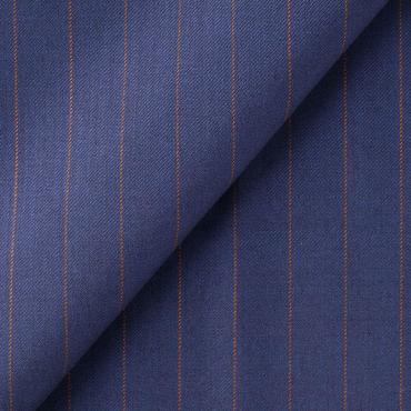 【通年】オーセンティコ ナチュラルストレッチ ネイビーストライプ